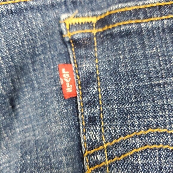 🔥051 Levi's 515 High Waist Bootcut Blue Jeans - Picture 6 of 12